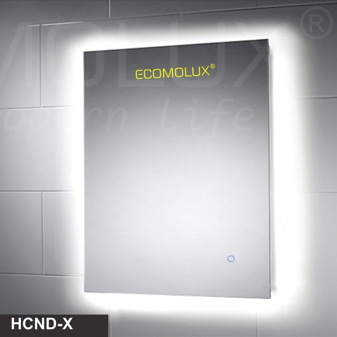 Gương LED Ecomolux chữ nhật đứng HCND-X