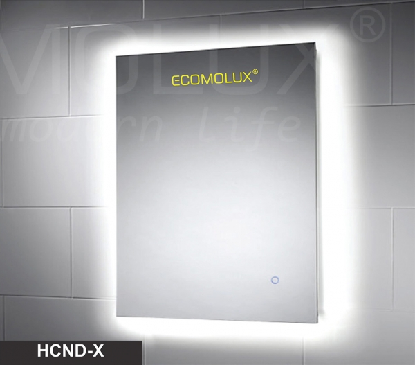 Gương LED Ecomolux chữ nhật đứng HCND-X